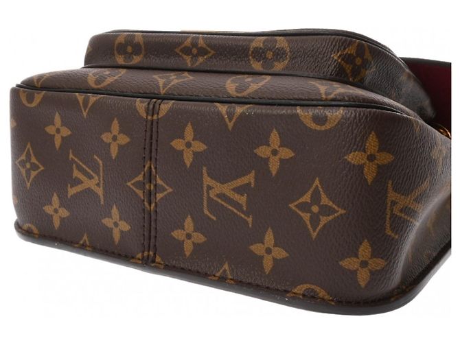Borsa a tracolla Louis Vuitton Monogram Passy Marrone - vista 6