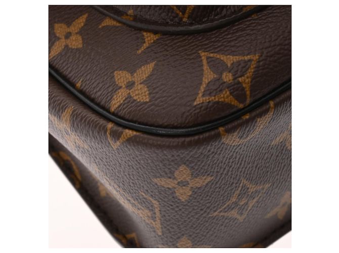 Borsa a tracolla Louis Vuitton Monogram Passy Marrone - vista 8