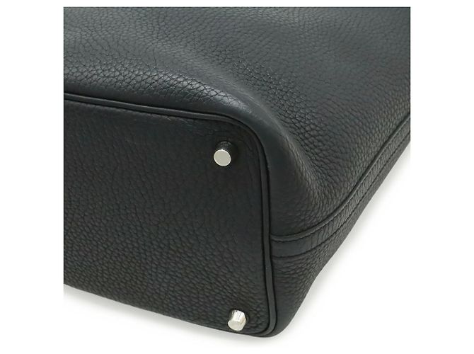 Hermès HERMES Picotin Lock PM Tressage de Cuir Tote Bag Nero - vista 4
