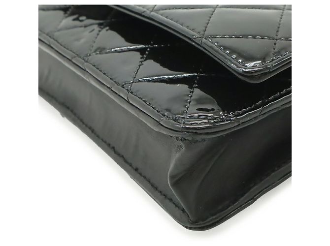 Borsa a tracolla con catena e portafoglio Chanel Matelassé Coco Mark Nero - vista 4