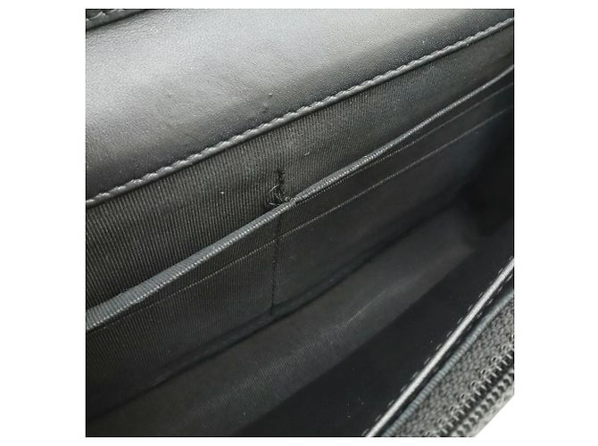 Borsa a tracolla con catena e portafoglio Chanel Matelassé Coco Mark Nero - vista 9