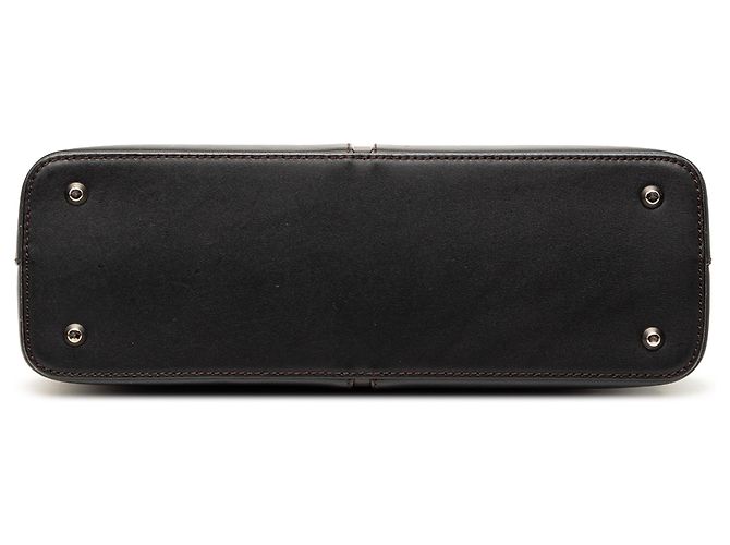 Bolsa de ombro em couro preto Burberry - vista 3
