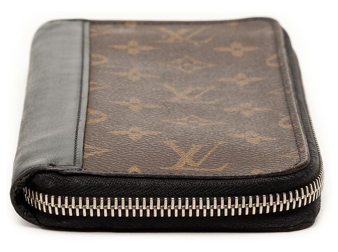 Cartera Zippy Vertical Louis Vuitton Marrón Monogram Macassar Castaño - vista 3