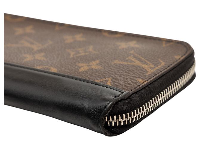 Cartera Zippy Vertical Louis Vuitton Marrón Monogram Macassar Castaño - vista 9