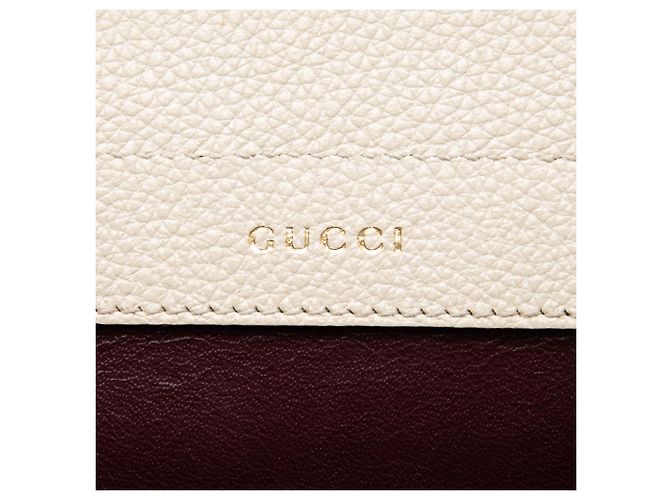Borsa a mano Zumi in pelle di vitello bianca Medium di Gucci Bianco - vista 5