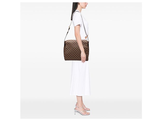 Louis Vuitton Marrone Damier Ebene Abbesses - vista 7