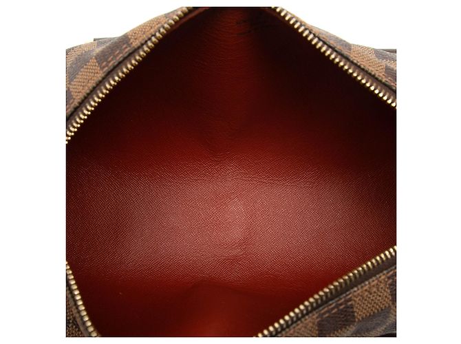 Louis Vuitton Marrone Damier Ebene Papillon 26 - vista 4