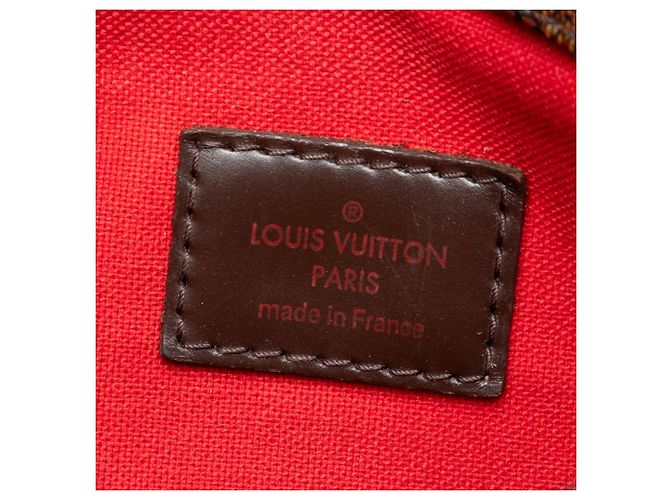 Louis Vuitton Marrone Damier Ebene Bloomsbury PM - vista 5