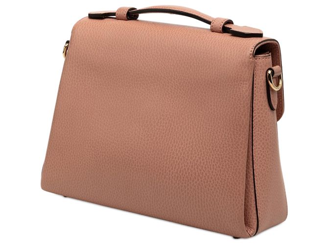 Borsa Gucci Pink Small Dollar Calf Interlocking G Rosa - vista 2