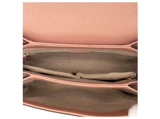 Borsa Gucci Pink Small Dollar Calf Interlocking G Rosa - vista 4