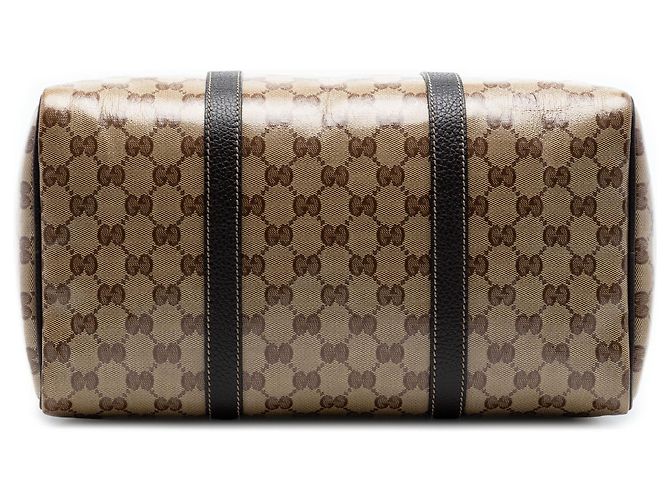 Bolsa Boston Gucci Bege Medium GG Crystal Joy - vista 3