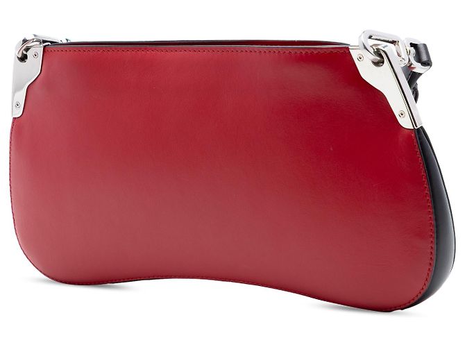 Borsa a tracolla Prada Red City Calf Sidonie Rosso - vista 2