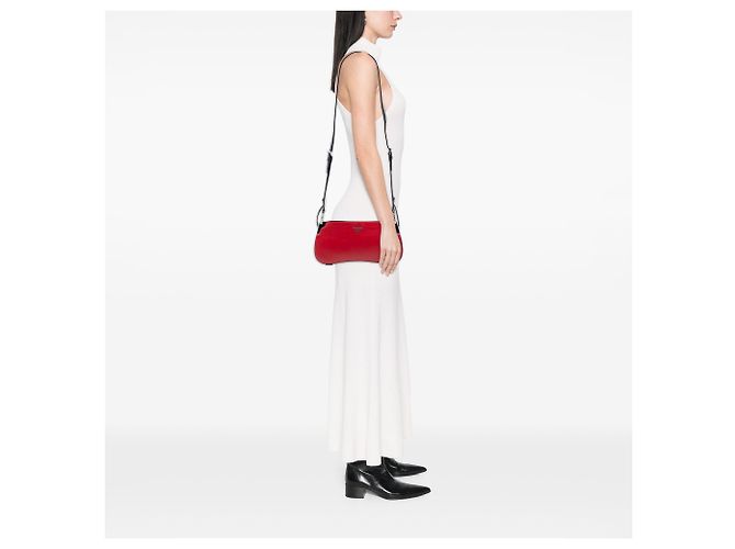 Borsa a tracolla Prada Red City Calf Sidonie Rosso - vista 6
