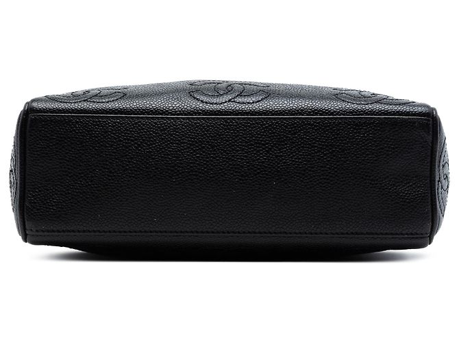 Tote Chanel Black Triple CC Caviar Preto - vista 3
