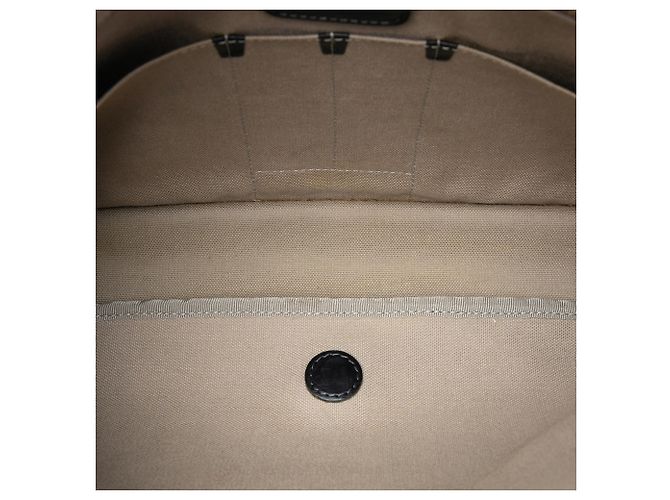 LOEWE Messenger Bag aus beschichteter Canvas mit Anagram-Motiv in Grau Braun - Ansicht 4