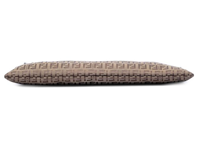 Fendi Beige Zucchino Canvas Crossbody - vista 3