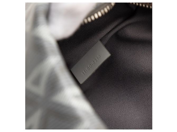 Dior Lingot 22 Tasche aus CD Diamond beschichtetem Canvas in Grau Braun - Ansicht 6