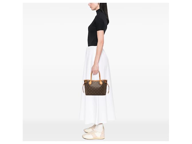 Louis Vuitton Marrone Monogram Neverfull PM - vista 8