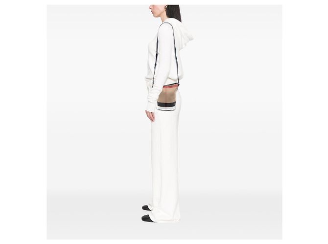 Borsa bucket Ashby in tela Mini Mega Check marrone di Burberry Marrone chiaro - vista 7