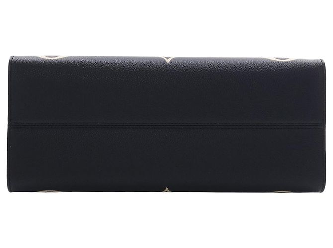 Louis Vuitton Black Bicolor Monogram Empreinte Giant Onthego MM Nero - vista 5