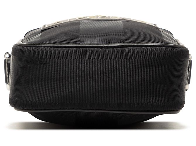 Borsa a tracolla Fendi Black Small Pequin Nylon Roma Amor Nero - vista 3