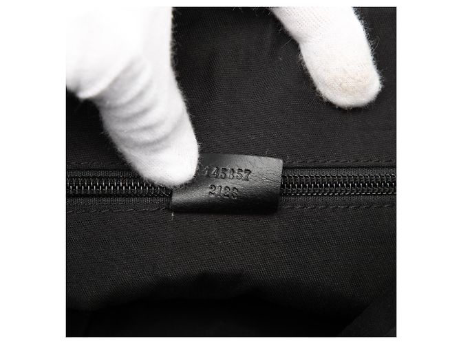 Borsa a tracolla Gucci in tela GG nera Nero - vista 6