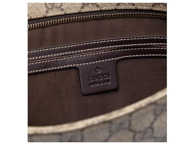 Gucci Beige GG Supreme Crossbody - vista 5
