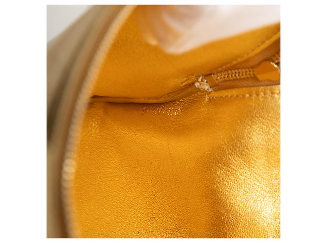 Céline Clutch Coeur in agnello bicolore beige Celine - vista 6