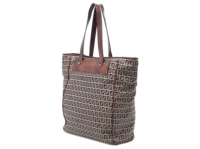 Fendi Zucchino Canvas Tote in Beige - Ansicht 2