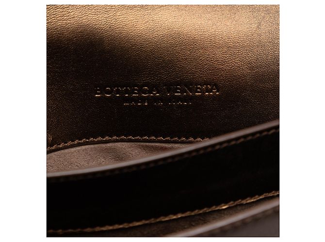 Bottega Veneta Borsa a tracolla Montebello in nappa intrecciato marrone - vista 5