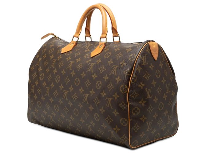 Louis Vuitton Marrón Monogram Speedy 40 Castaño - vista 2