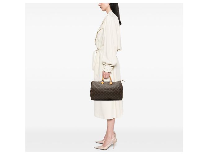 Louis Vuitton Marrón Monogram Speedy 40 Castaño - vista 7