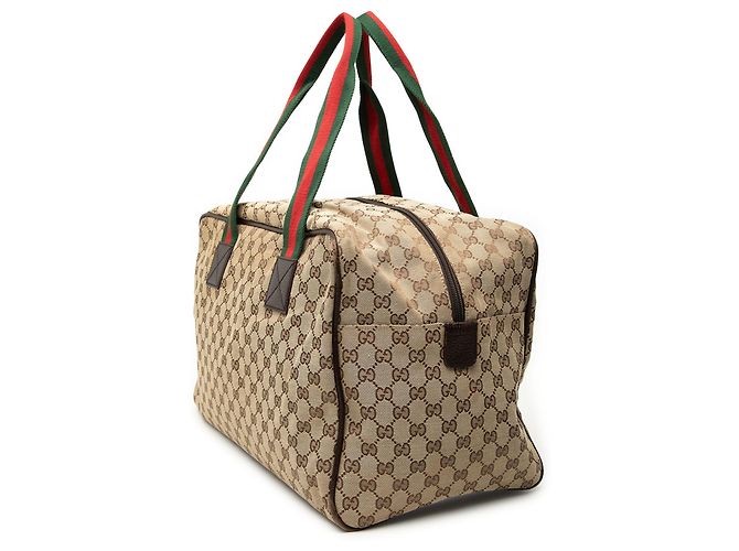 Gucci Duffle Bag Beige GG Canvas Web - Ansicht 2