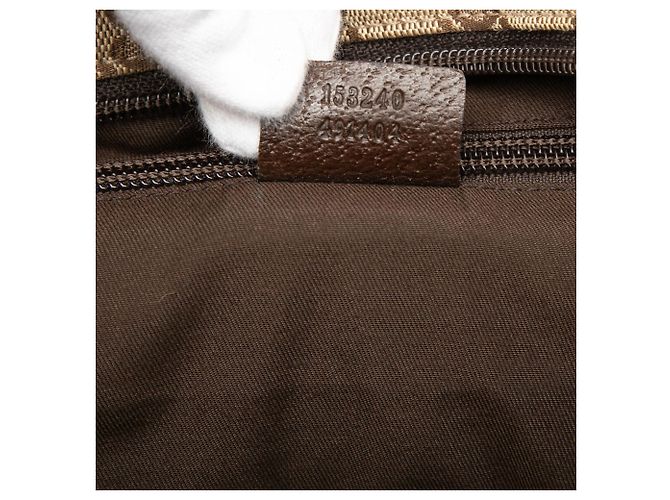 Gucci Duffle Bag Beige GG Canvas Web - Ansicht 6