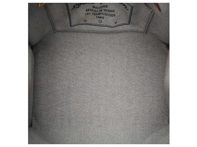 Louis Vuitton Blue Monogram Denim Onthego GM - vista 4