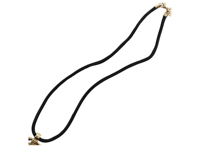 Collana con pendente ovale con logo Dior Gold placcato oro convertibile D'oro - vista 13