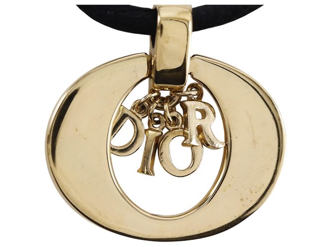 Collana con pendente ovale con logo Dior Gold placcato oro convertibile D'oro - vista 4