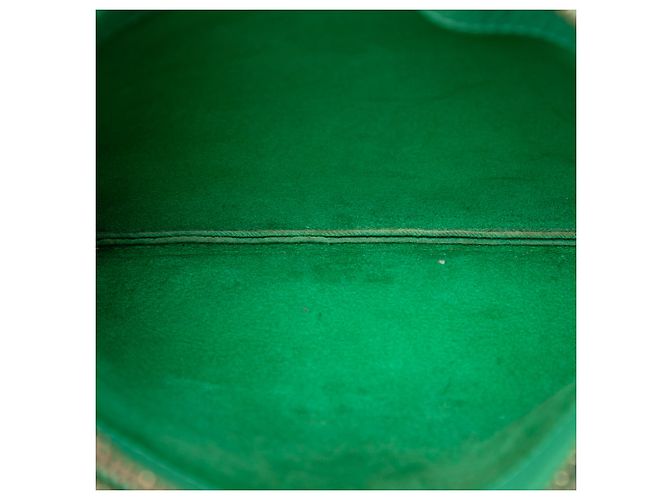 Céline Celine Green Small Lambskin Trio Crossbody Verde Verde chiaro - vista 4