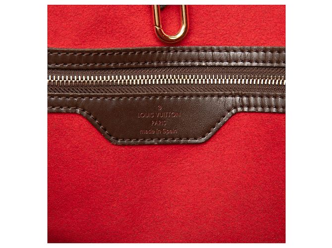 Louis Vuitton Marrone Damier Ebene Hampstead MM - vista 5