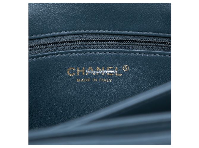 Chanel Blue Large Lambskin Trendy CC Top Handle Flap Azul - vista 5