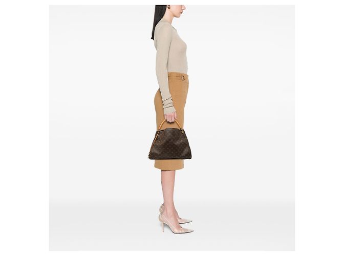 Louis Vuitton Marrón Monogram Artsy MM Castaño - vista 7
