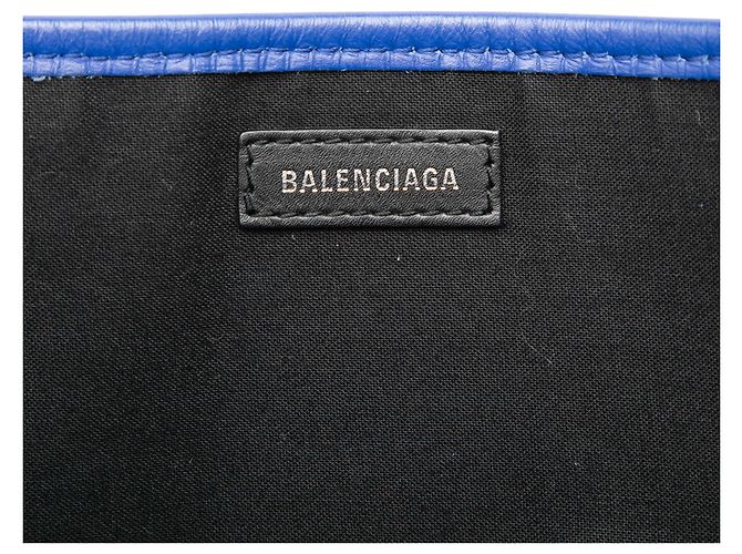 Balenciaga Tote Cabas S in tela bianca navy Bianco Bianco sporco - vista 5