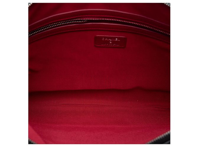 Clutch Chanel Gabrielle O Case in pelle di vitello invecchiata nera Large Nero - vista 4
