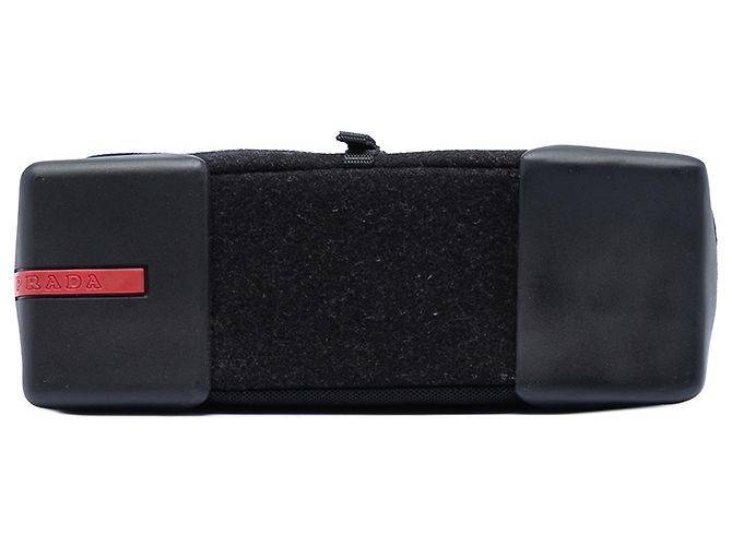 Prada Black Wool Sports Line Schultertasche Schwarz - Ansicht 3