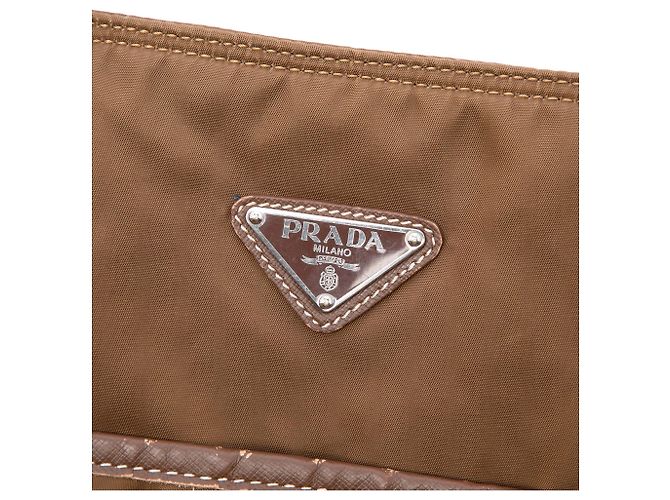 Tote Prada Brown Tessuto Pocket Marrone - vista 5