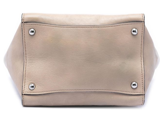 Bolso Prada Beige Small Glace Calf Twin Pocket - vista 3