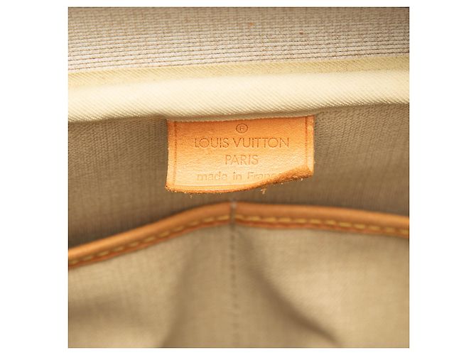 Louis Vuitton Marrone Monogram Deauville - vista 5