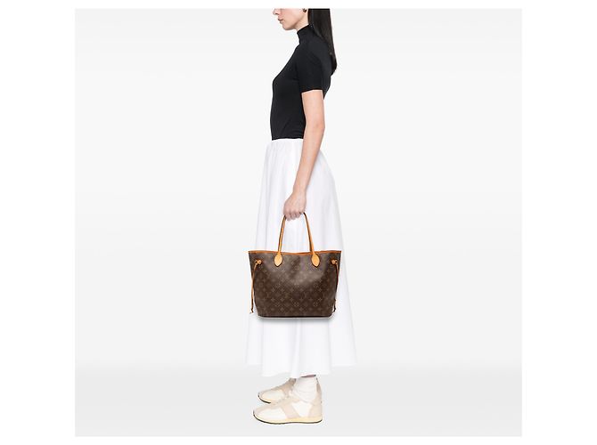 Louis Vuitton Braun Monogram Neverfull MM - Ansicht 7