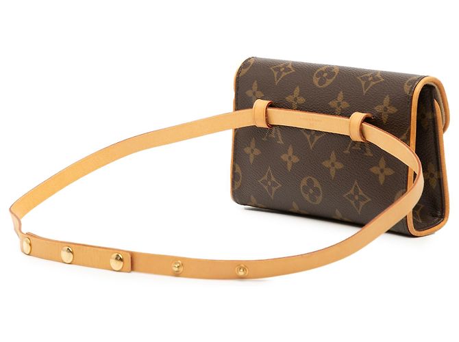 Louis Vuitton Pochette Florentine Monogram Marrone - vista 2