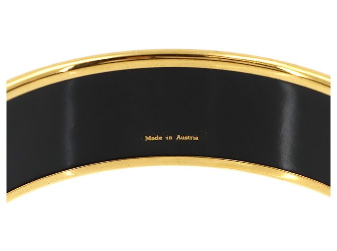 Hermès Bracciale rigido Hermes HERMES Email GM Blu Multicolore D'oro - vista 2